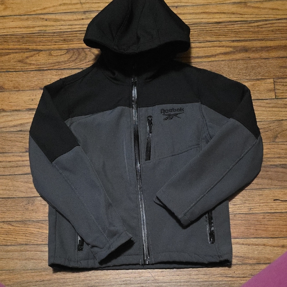 Reebok Men's Performance Jacket in Black and Gray